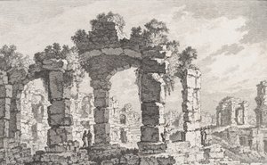Ruines de Cumes, 1700-luku. tekijältä Quentin Pierre Chedel
