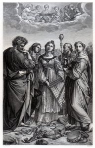 "St Cecilia", 1514 1870 tekijältä Quesnel