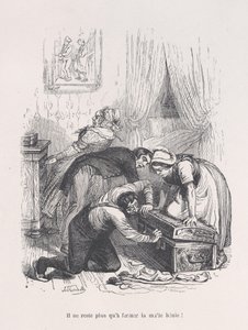 Jäljelle jää vain siunattu tavaratilan sulkeminen! Ihmiselämän pienistä kurjista, 1843. tekijältä Quichon