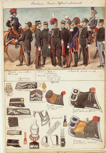Royal Carabinierien, Italian kuningaskunnan upseerien ja aliupseerien univormut, värikilpi Quinto Cenni