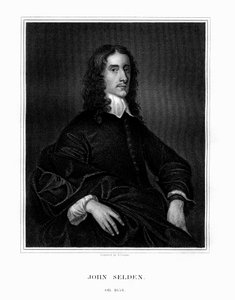 John Selden, englantilainen juristi, juridinen antikvariaatti ja itämainen tutkija, 1823.