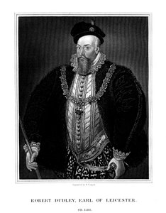 Robert Dudley, Leicesterin ensimmäinen jaarli, Englannin kuningatar Elizabeth I:n suosikki, 1823.