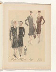 Taide - Maku - Kauneus, Esitteet naisellisesta eleganssista, marraskuu 1928, nro 99, 9. vuosi, s. 19 tekijältä R. Drivon