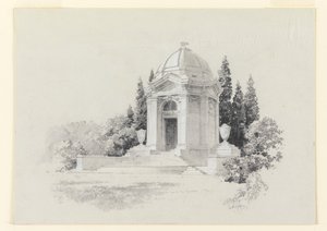 Mausoleumin renderointi tekijältä R. E.