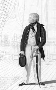 Prinssi William Henry välimiehenä Prince George -aluksella, 1831. tekijältä R. Page