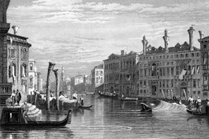 Mocenigon palatsi, Venetsia, 1800-luku.