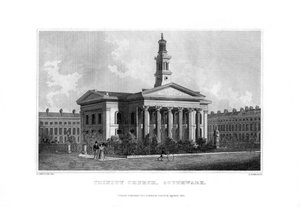 Trinity Church, Southwark, Lontoo, 1830.