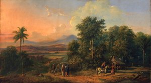 Metsä ja kotitalo, 1860.