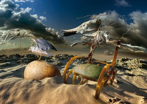 Surrealistinen aavikkotuoli tekijältä Radoslav Penchev