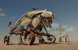 Surrealistinen aavikkokone tekijältä Radoslav Penchev