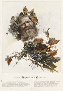 Begone dull Care (värilitografia) tekijältä Raffaele Armenise