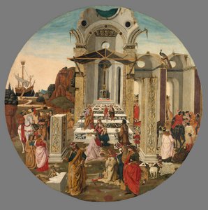 Maagien palvominen tekijältä Raffaello Botticini