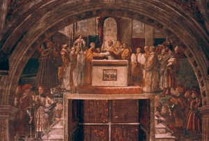 Leo III:n perustelu, 1514 tekijältä Raffaello Sanzio Raphael