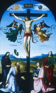 Mond ristiinnaulitseminen, c1530 tekijältä Raffaello Sanzio Raphael