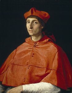 Kardinaalin muotokuva, n. 1510 tekijältä Raffaello Sanzio Raphael