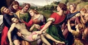 Vangitseminen, 1507 (yksityiskohta kuvasta 62308) tekijältä Raffaello Sanzio Raphael