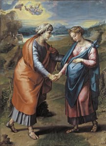 Vierailu, 1517 tekijältä Raffaello Sanzio Raphael