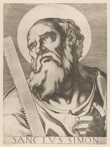 Pyhä Simon Zelotit Saint Simon (otsikko esineessä) Christ, Mary en de twaalf apostelen (sarjan nimi) The Sacred Apostol College (sarjan nimi)