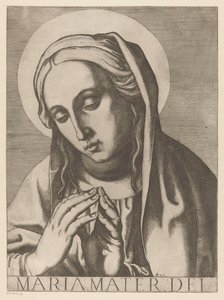Maria Maria Mater Dei (otsikko esineessä) Christ, Mary en de twaalf apostelen (sarjan nimi) The Sacred Apostol College (sarjan nimi) tekijältä Raffaello Schiaminossi