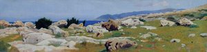 Castiglioncello Punta del Boccalta, noin 1864 (öljy kankaalle)