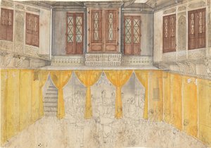 Palace Interior, n. 1880-1900. tekijältä Ragunath