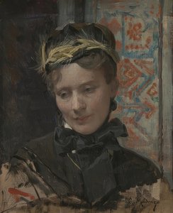 Naisen muotokuva. 1885-95 tekijältä Raimundo de Madrazo y Garreta