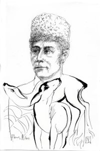 Franz Marc / piirustus Rainer Ehrt tekijältä Rainer Ehrt