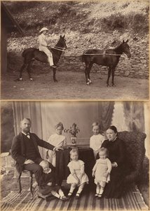 Kapteeni H.S. Rawhinson (etupuoli); Robert Holtz ja perhe (takapuoli)