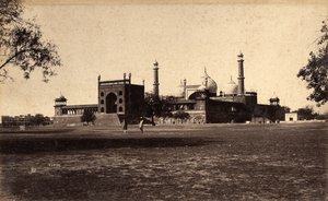 Jama Masjid Musaqi, Delhi, 1886 tekijältä Raja Deen Dayal