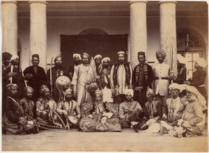 Rewan maharadža ja sardarit tekijältä Raja Deen Dayal
