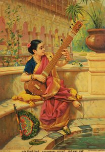 Kadambari soittaa sitaria