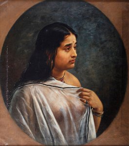 Malayali Lady, kirjoittanut Raja Ravi Varma