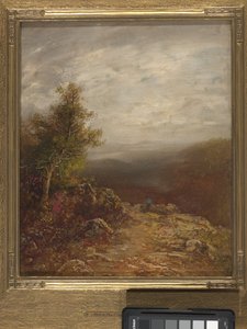Above The Clouds (öljy kankaalle) tekijältä Ralph Albert Blakelock