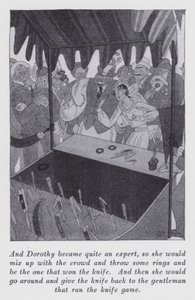 Kuvitus Anita Loosin (litho) kappaleeseen "Mutta herrat naimisiin brunettien kanssa" tekijältä Ralph Barton