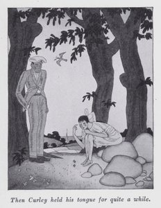 Kuvitus Anita Loosin (litho) "But Gentlemen Marry Brunettes" -kappaleeseen tekijältä Ralph Barton