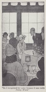 Kuvitus herrat mieluummin blondeista, Anita Loos (litho)