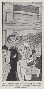 Kuvitus herrat mieluummin blondeista, Anita Loos (litho) tekijältä Ralph Barton