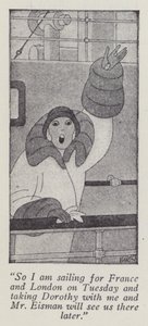 Kuvitus herrat mieluummin blondeista, Anita Loos (litho) tekijältä Ralph Barton