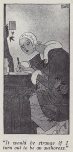 Kuvitus Gentlemen Prefer Blondes, Anita Loos (litho) tekijältä Ralph Barton