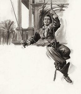 Douglas Fairbanks (guassi paperille) tekijältä Ralph Bruce