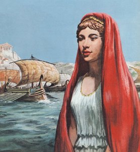 Troijan Helena (värilitografia)
