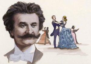 Johann Strauss nuorempi (guassi paperille)