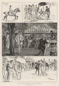 Sketches Goodwoodissa, Humors of the Course ja Paddock