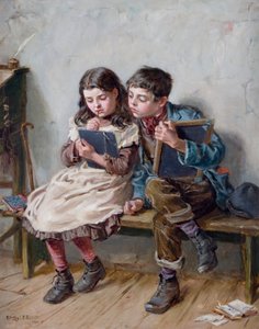 Koulussa, 1883