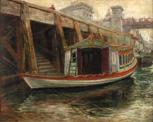 Luonnos "Lormestarin proomulle", 1891