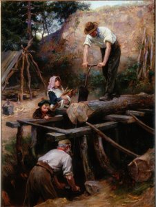Woodsawyers, 1896 tekijältä Ralph Hedley