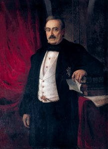 Muotokuva kirjailijasta ja taloustieteilijästä Buenaventura Carlos Aribausta (1798-1862) tekijältä Ramón Martí Alsina