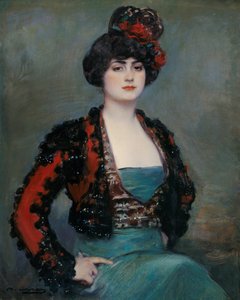 Julia - Casas, Ramon (1866-1932) - n. 1915 - Öljy kankaalle - 85x67 - Carmen Thyssen Museum, Málaga