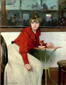 Chica baarissa tekijältä Ramon Casas i Carbo