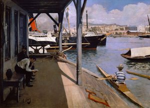 Yacht Club Barcelonassa tekijältä Ramon Casas i Carbo